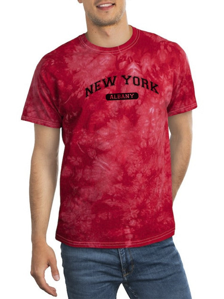 New York Albany Tie Dye Tee -SmartPrintsInk Designs