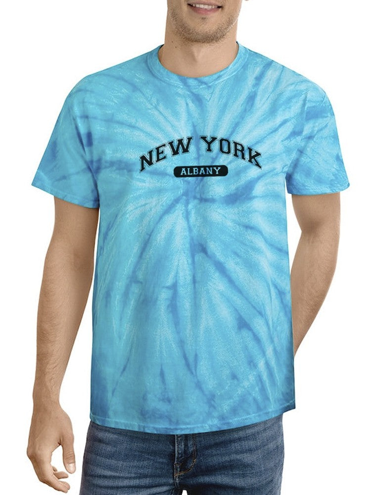 New York Albany Tie Dye Tee -SmartPrintsInk Designs