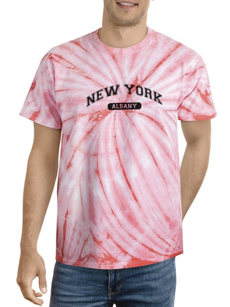 New York Albany Tie Dye Tee -SmartPrintsInk Designs