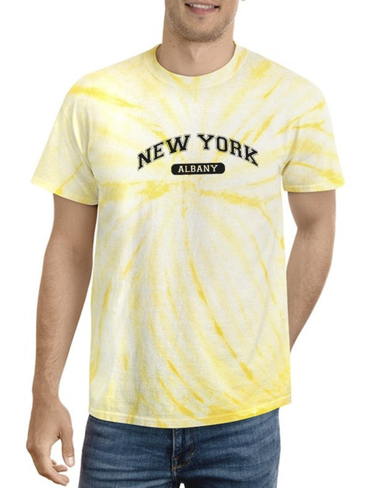 New York Albany Tie Dye Tee -SmartPrintsInk Designs