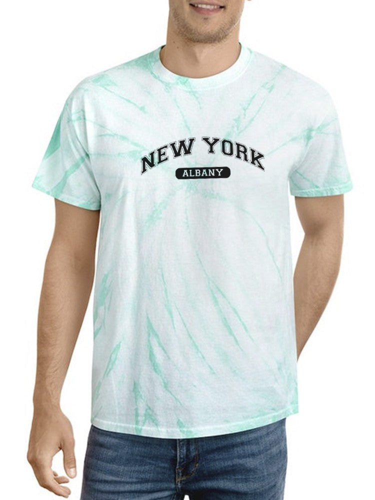 New York Albany Tie Dye Tee -SmartPrintsInk Designs