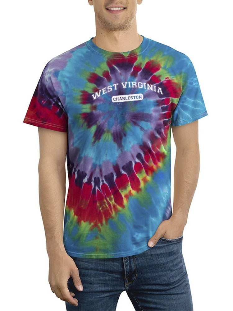 Charleston West Virginia Tie Dye Tee -SmartPrintsInk Designs