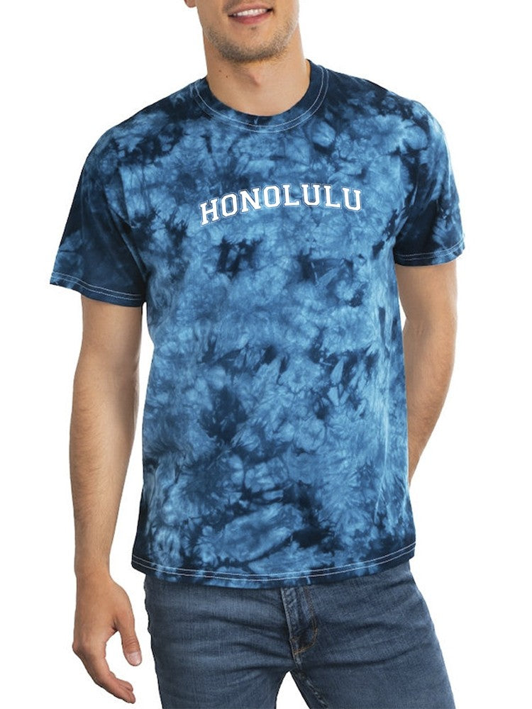 Honolulu. Tie Dye Tee -SmartPrintsInk Designs