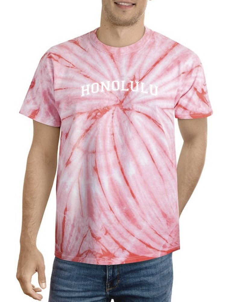 Honolulu. Tie Dye Tee -SmartPrintsInk Designs