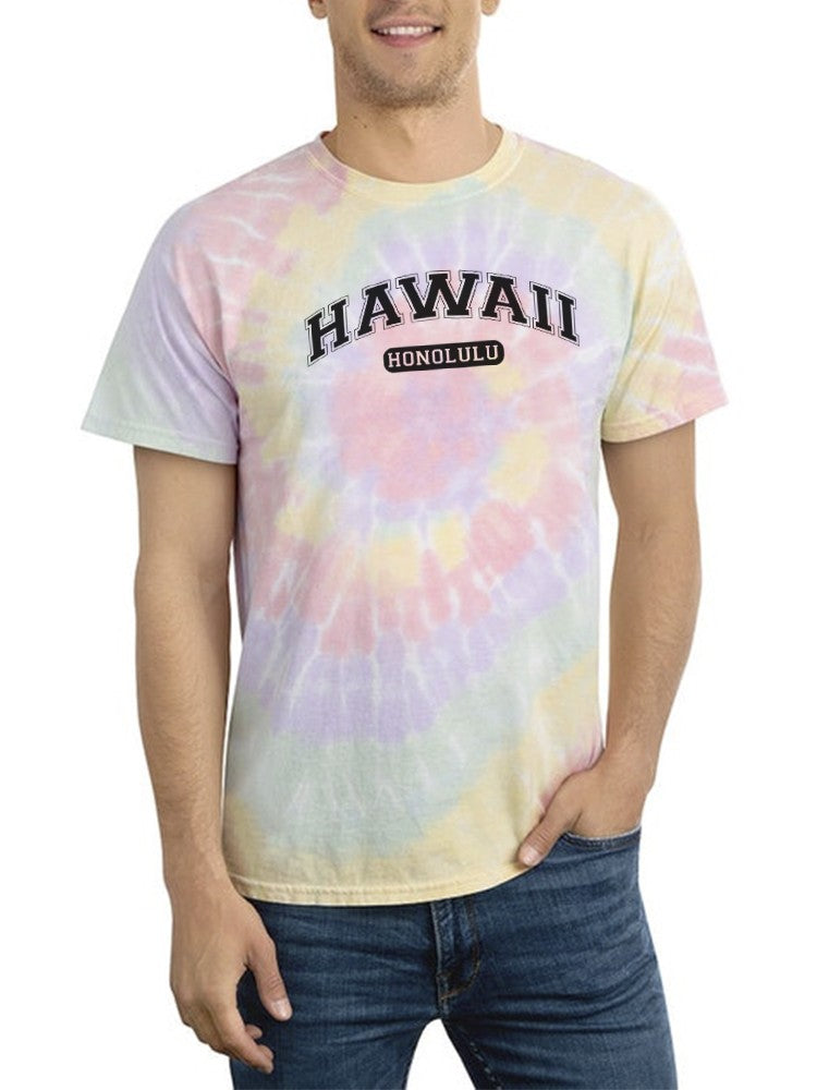 Hawaii Honolulu Tie Dye Tee -SmartPrintsInk Designs