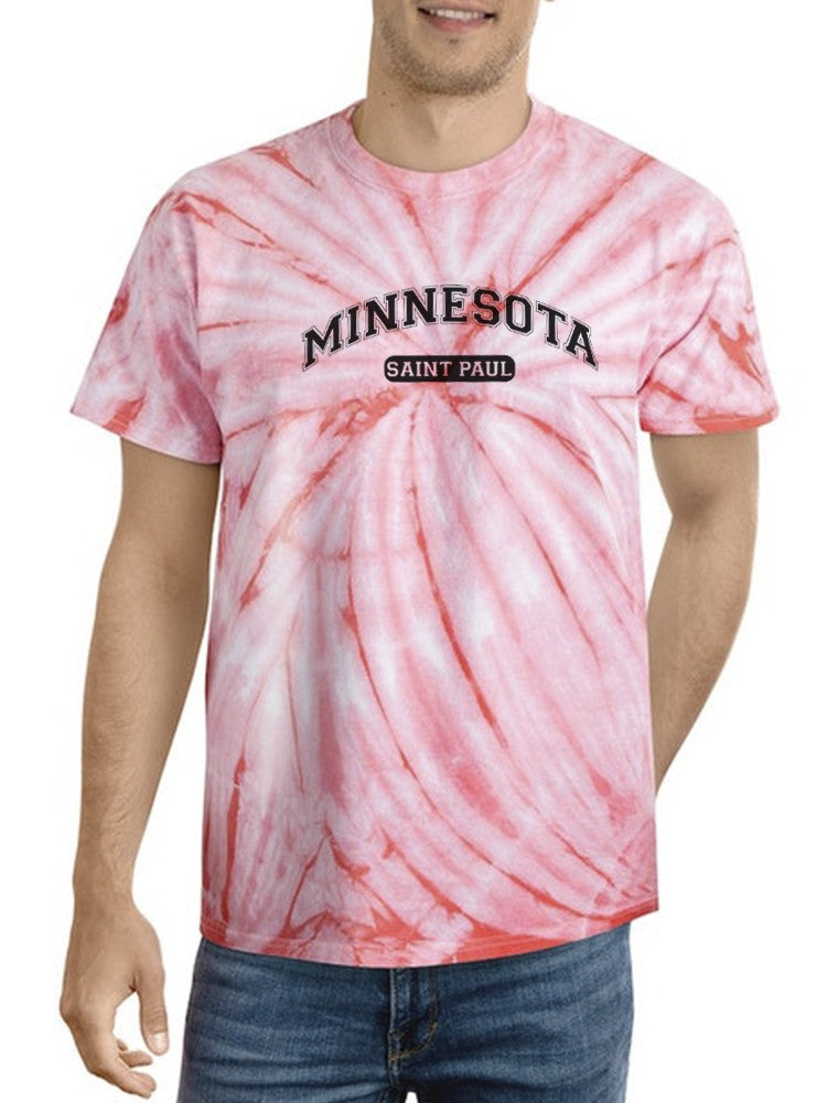 Minnesota Saint Paul Tie Dye Tee -SmartPrintsInk Designs