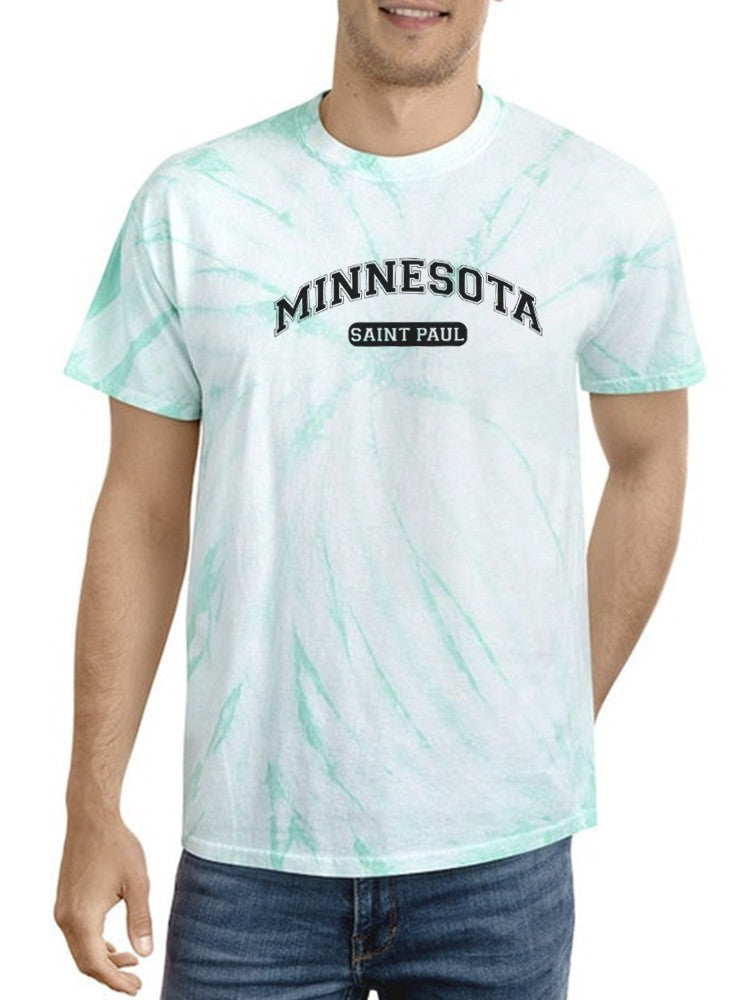 Minnesota Saint Paul Tie Dye Tee -SmartPrintsInk Designs