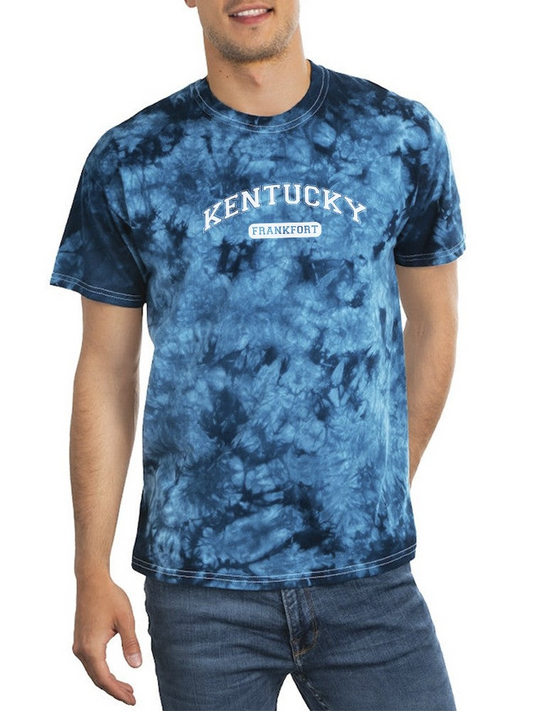 Frankfort Kentucky Tie Dye Tee -SmartPrintsInk Designs