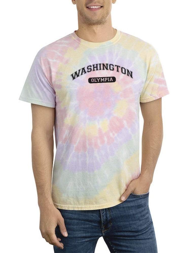 Washington Olympia Tie Dye Tee -SmartPrintsInk Designs