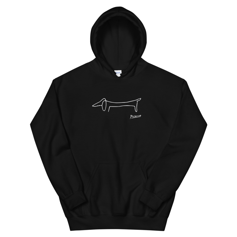 Pablo Picasso Dachshund Dog (Lump) Artwork Unisex Hoodie