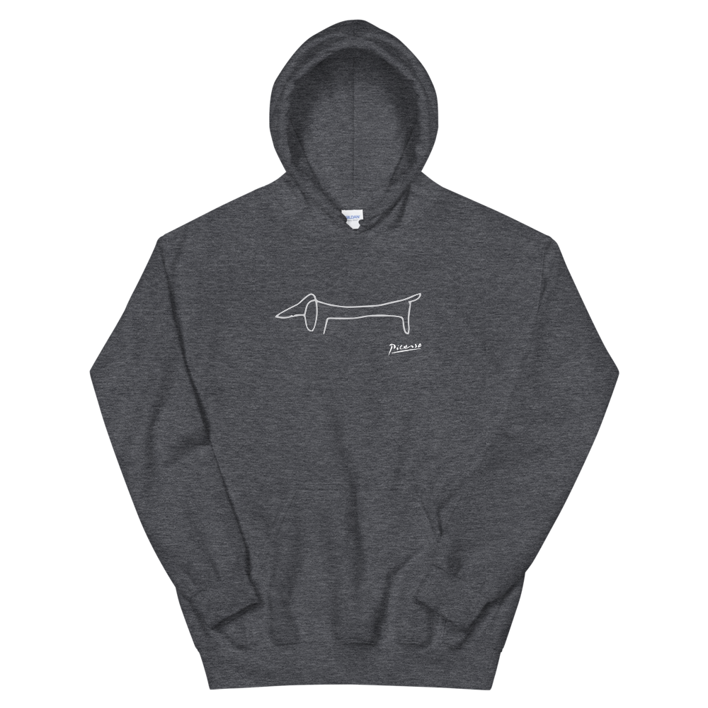 Pablo Picasso Dachshund Dog (Lump) Artwork Unisex Hoodie