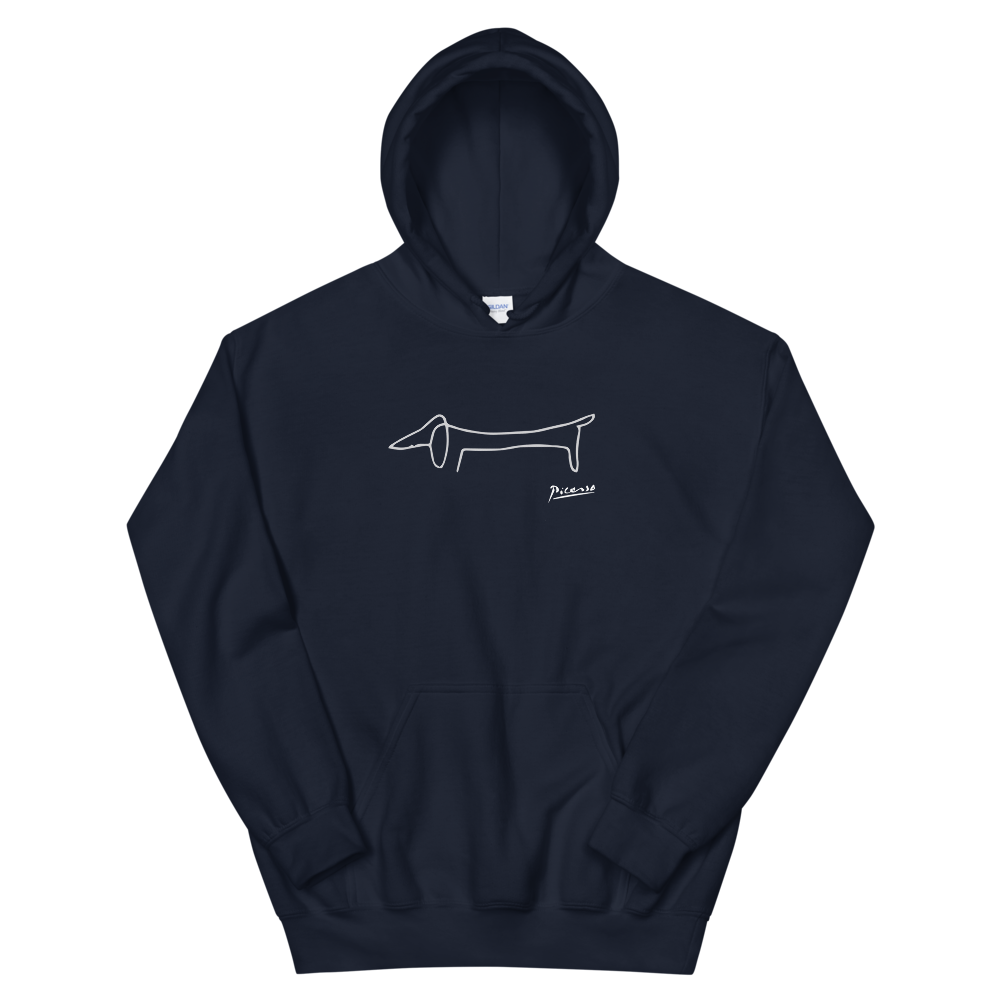 Pablo Picasso Dachshund Dog (Lump) Artwork Unisex Hoodie