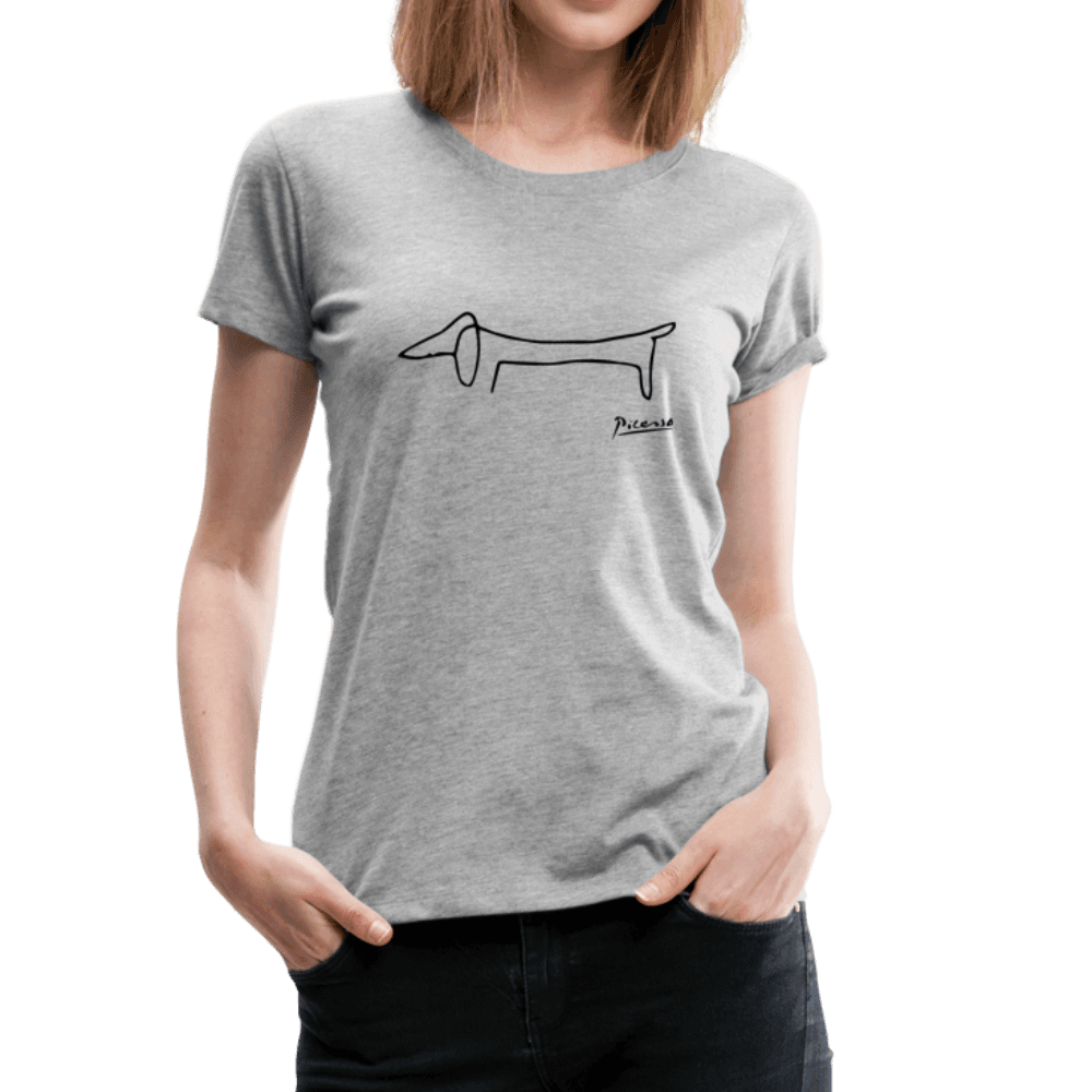 Pablo Picasso Dachshund Dog (Lump) Artwork T-Shirt