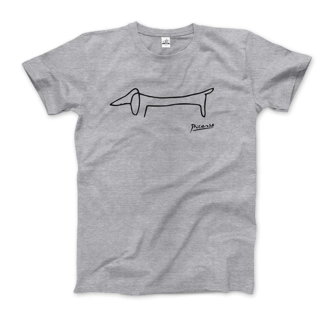 Pablo Picasso Dachshund Dog (Lump) Artwork T-Shirt