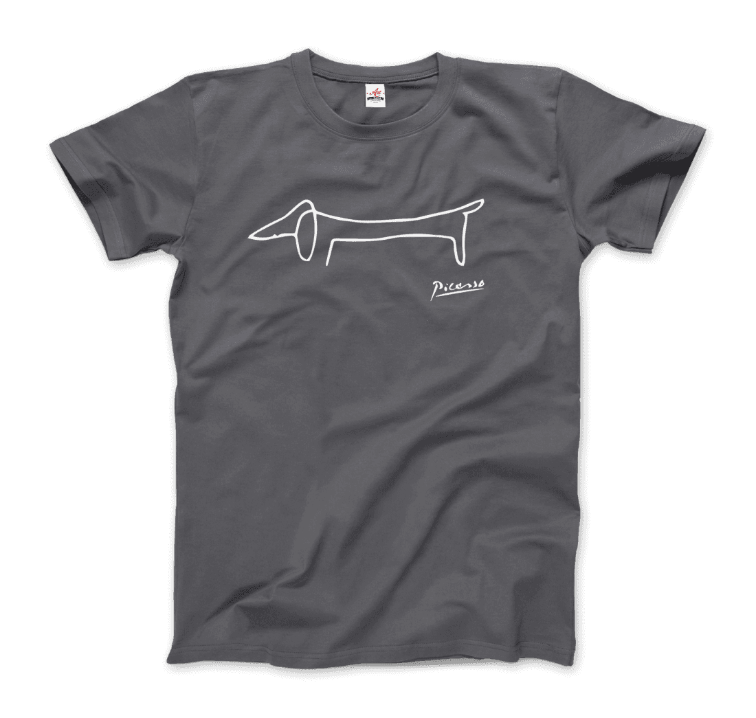 Pablo Picasso Dachshund Dog (Lump) Artwork T-Shirt