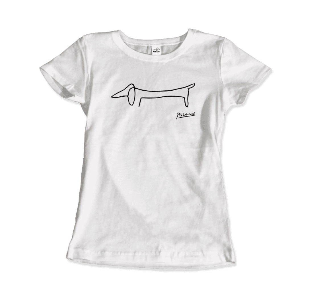 Pablo Picasso Dachshund Dog (Lump) Artwork T-Shirt