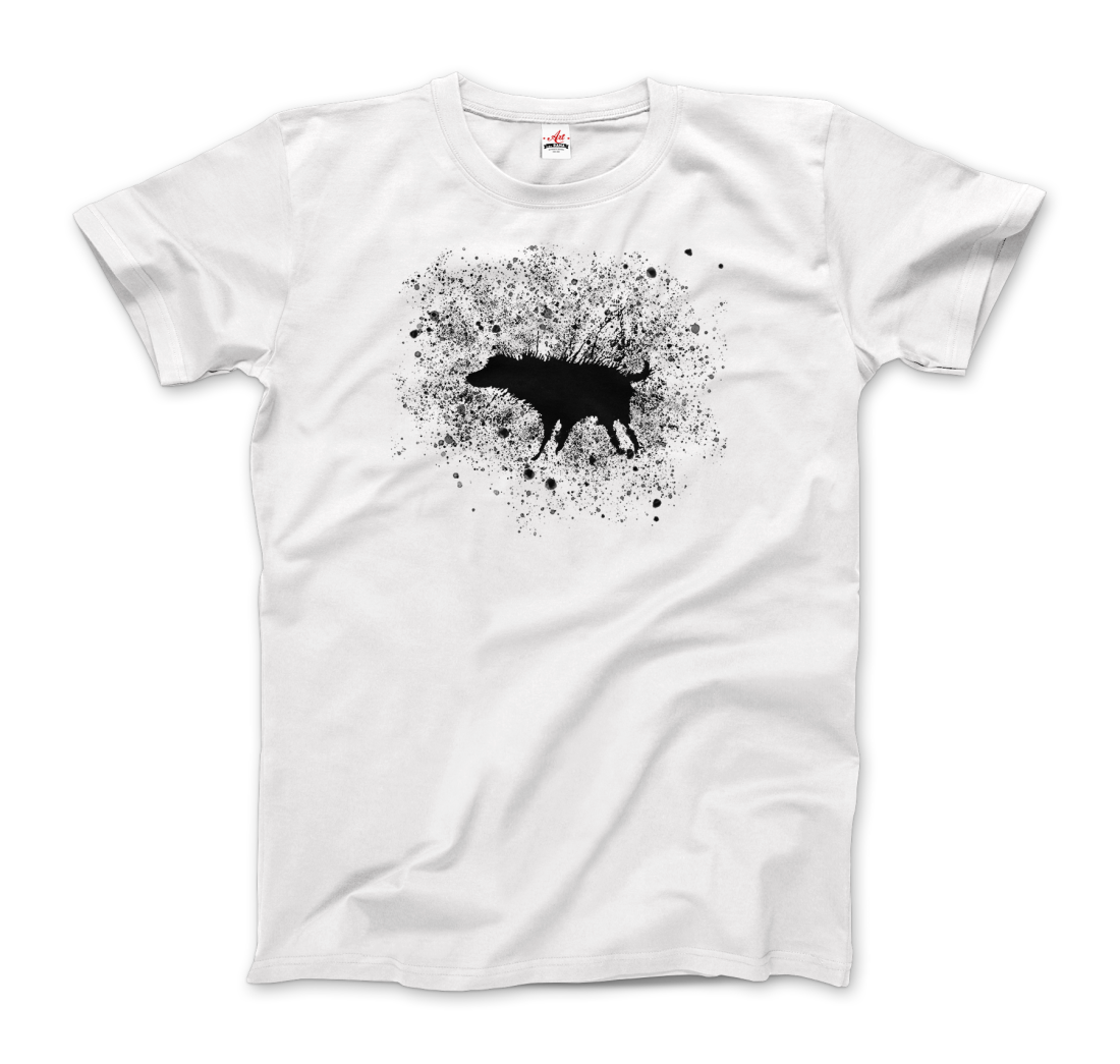 Banksy Wet Dog Splatter 2007 Street Art T-Shirt