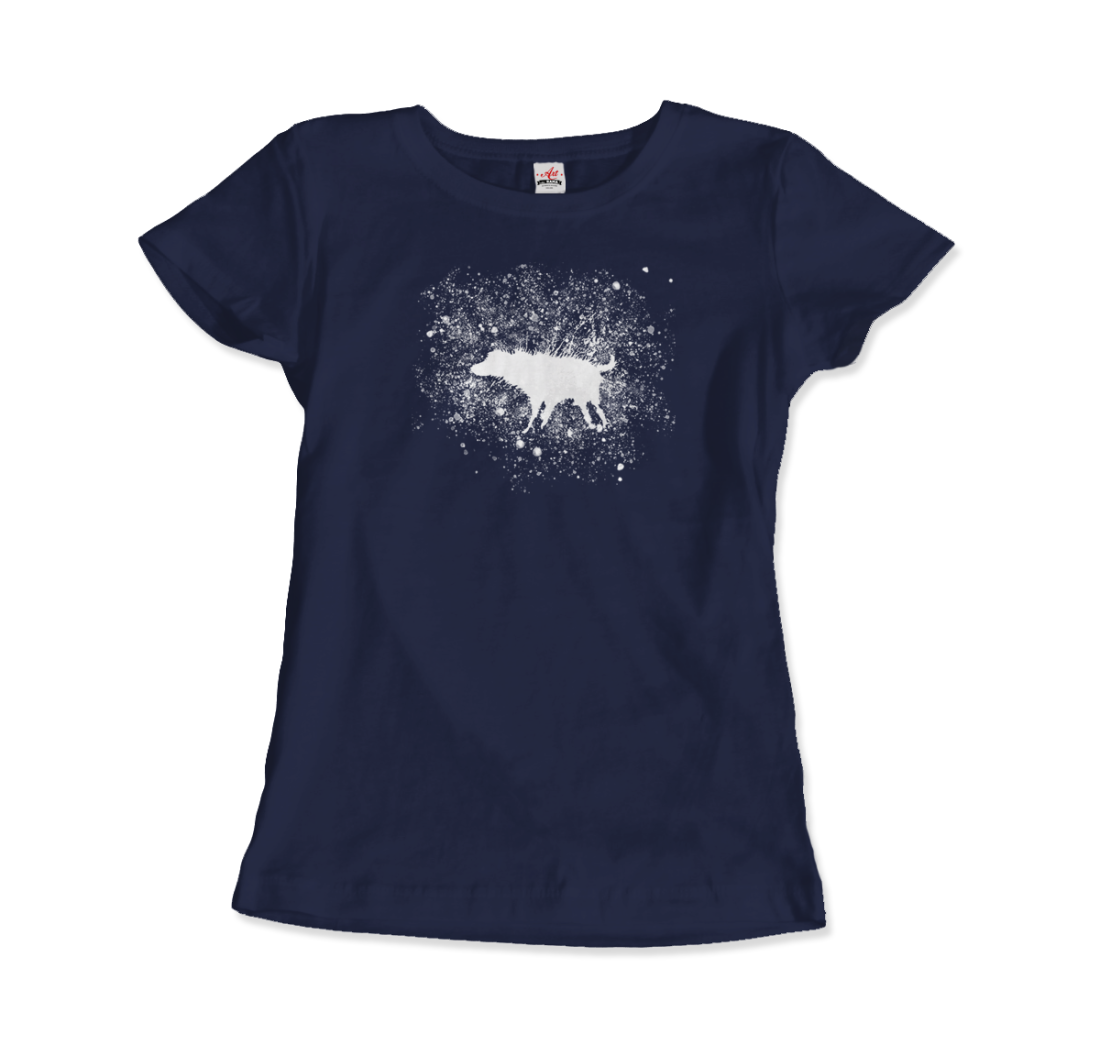 Banksy Wet Dog Splatter 2007 Street Art T-Shirt