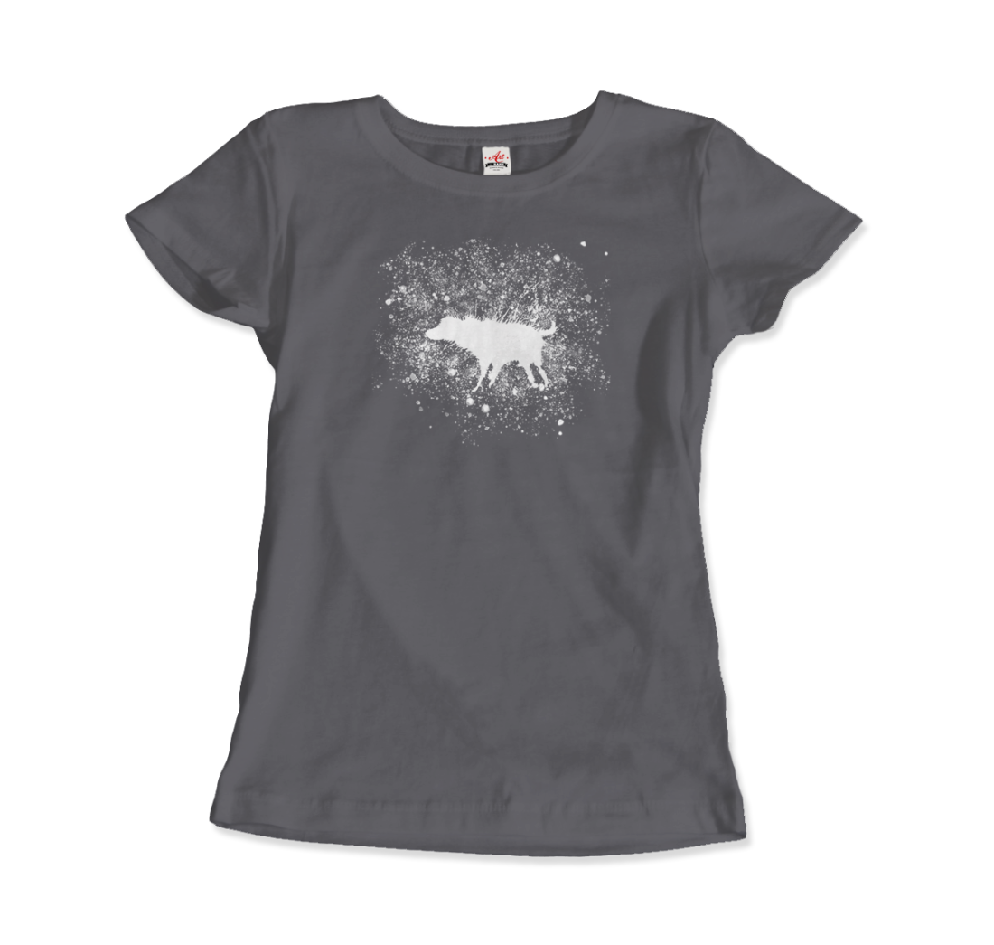 Banksy Wet Dog Splatter 2007 Street Art T-Shirt